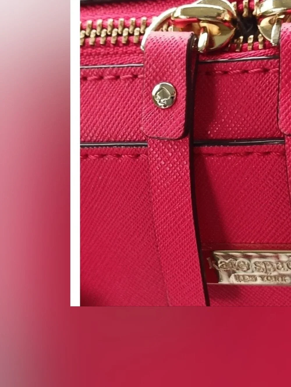 kate Spade-Felix Satchel. Red.